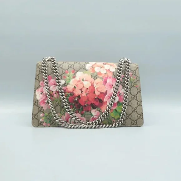 100% Authentic GUCCI Dionysus Brown Canvas Shoulder Bag 750-080824 - Picture 2 of 12